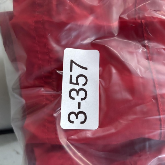 Nike Swim Shorts Mens XL Red Mesh Lined Elastic‎ Waist Back Pocket Logo Trunks - Picture 6 of 6